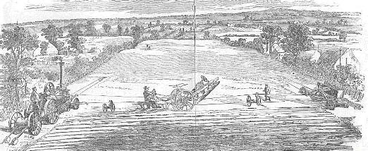 Orka parowa wg pierwszego systemu Fowlera