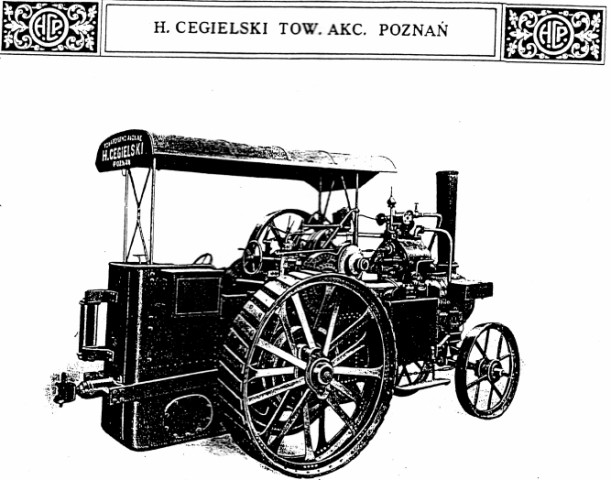 Lokomobila z katalogu H. Cegielski