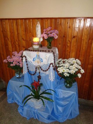 Matka Boska Różańcowa w Kaplicy w Grodkowicach