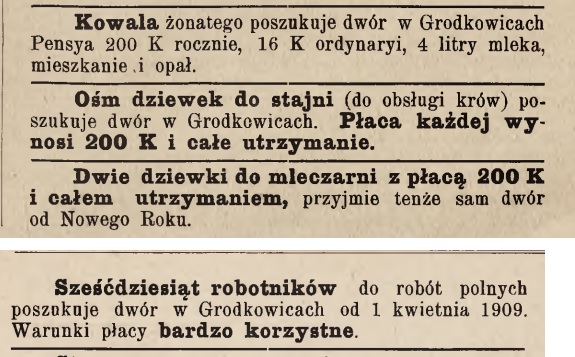 Ogłoszenia gazetowe